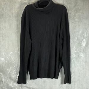 INC INTERNATIONAL CONCEPTS Men's Deep Black Ascher Rollneck Sweater SZ 2XL